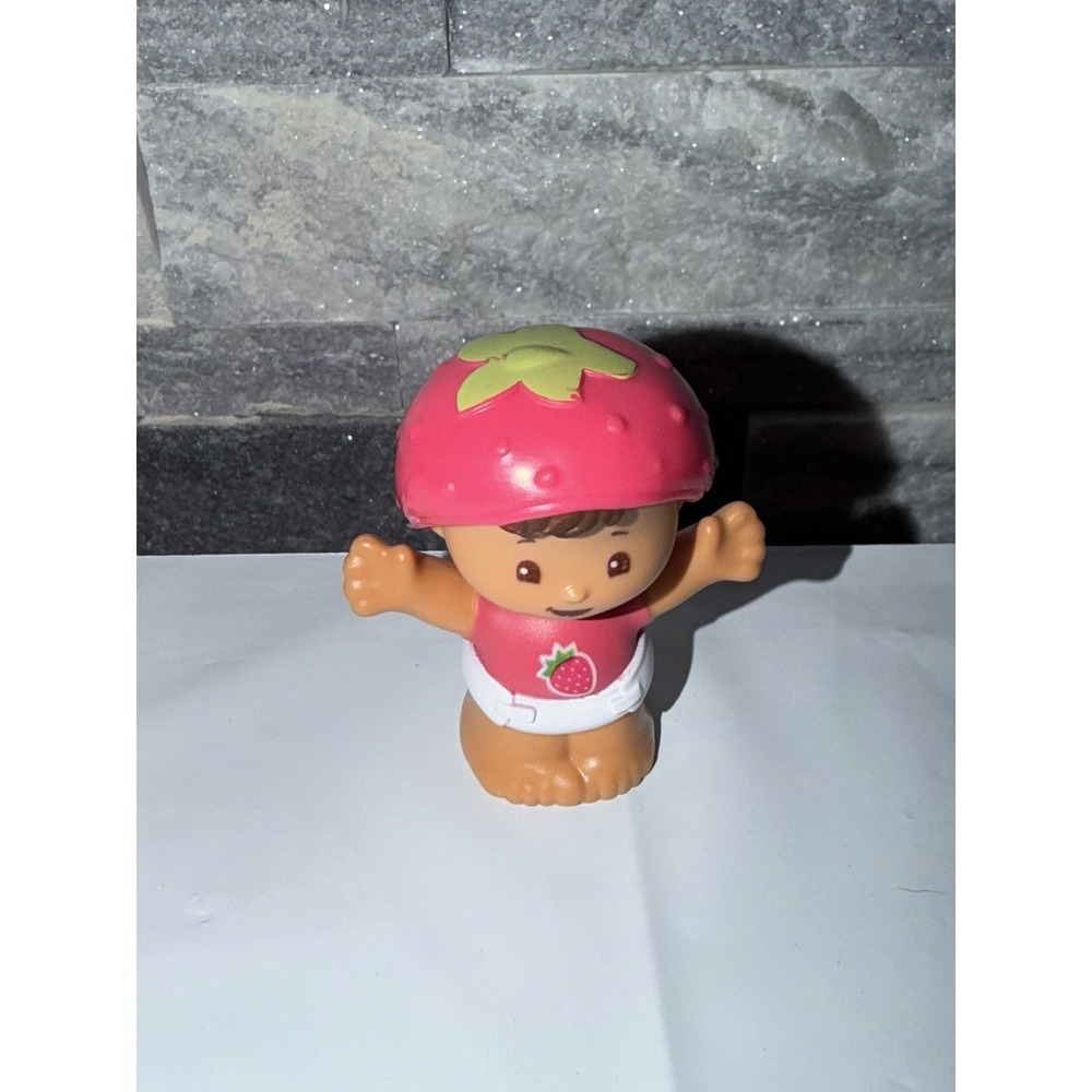 Fisher-Price Little People Strawberry Baby 2018 brown eyes